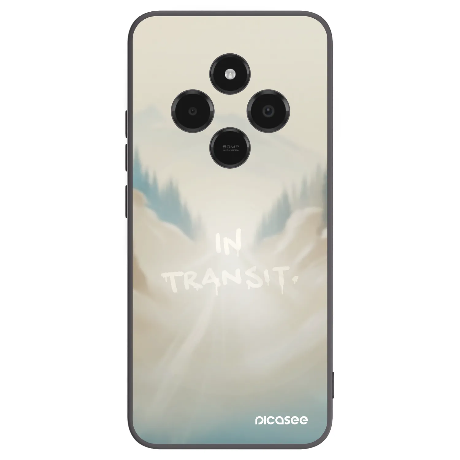 Picasee crna silikonska maskica za Xiaomi Poco C75 - IN TRANSIT