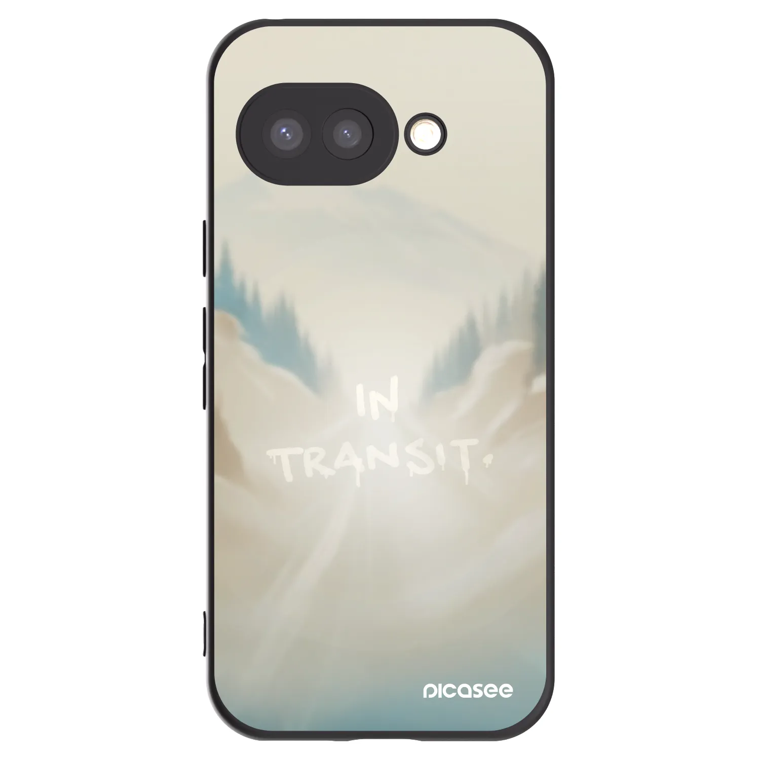 Picasee crna silikonska maskica za Google Pixel 9a - IN TRANSIT