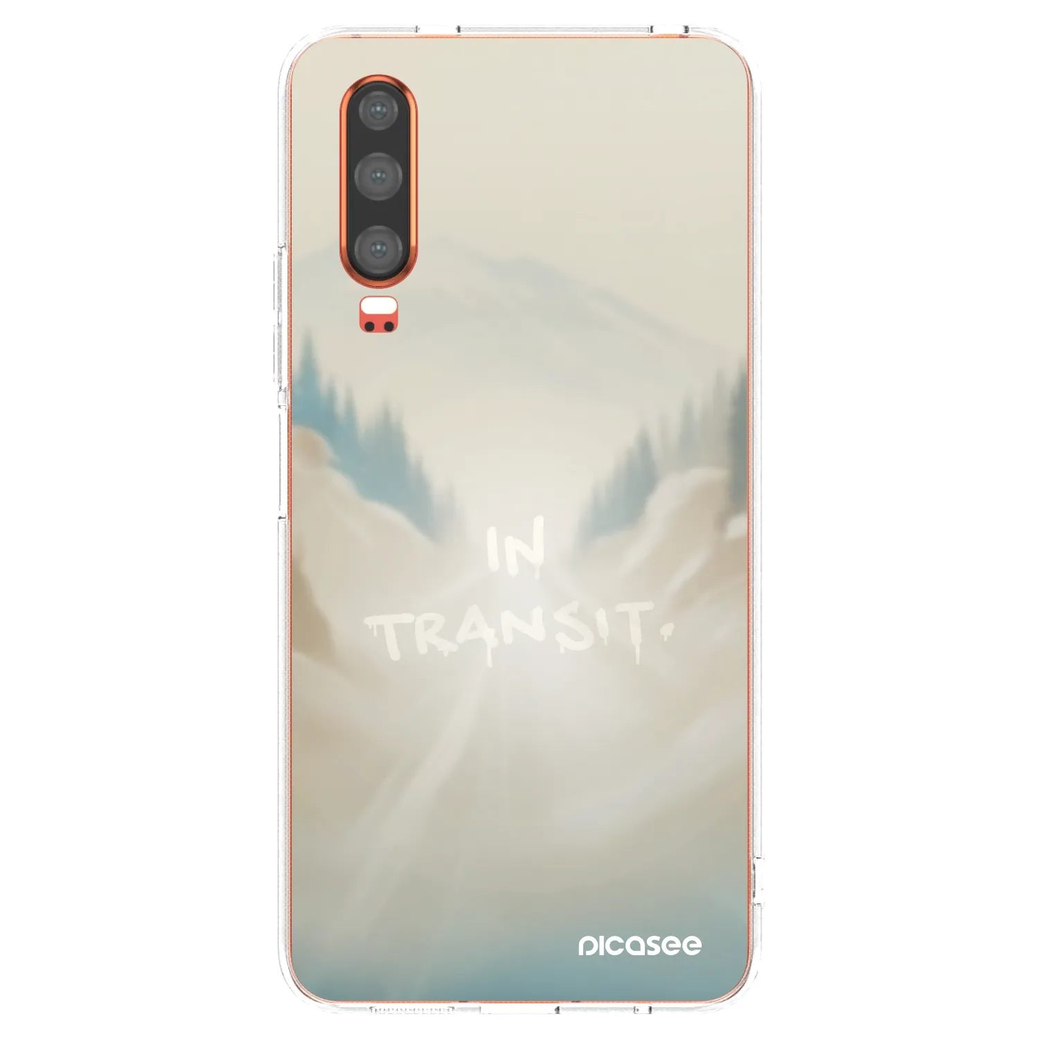 Picasee silikonska prozirna maskica za Huawei P30 - IN TRANSIT