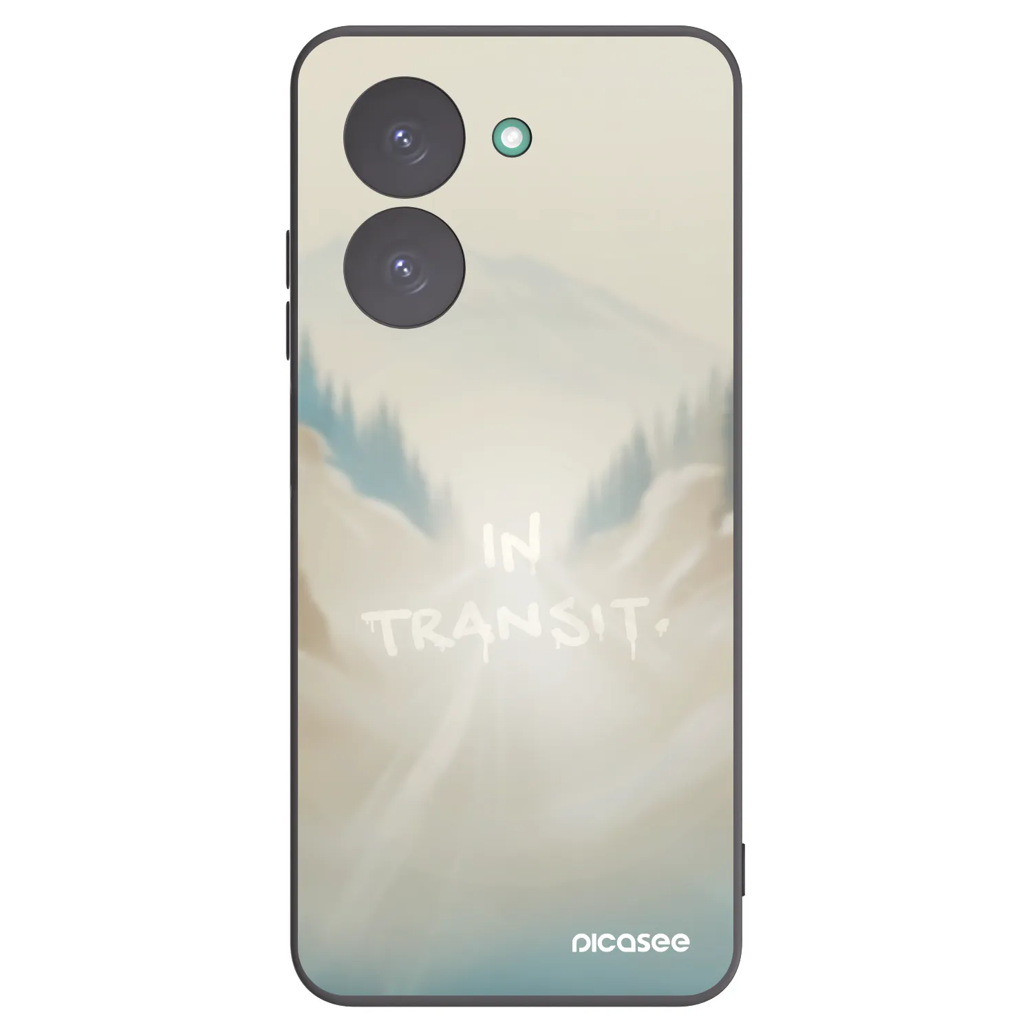 Picasee crna silikonska maskica za Xiaomi Redmi A5 - IN TRANSIT