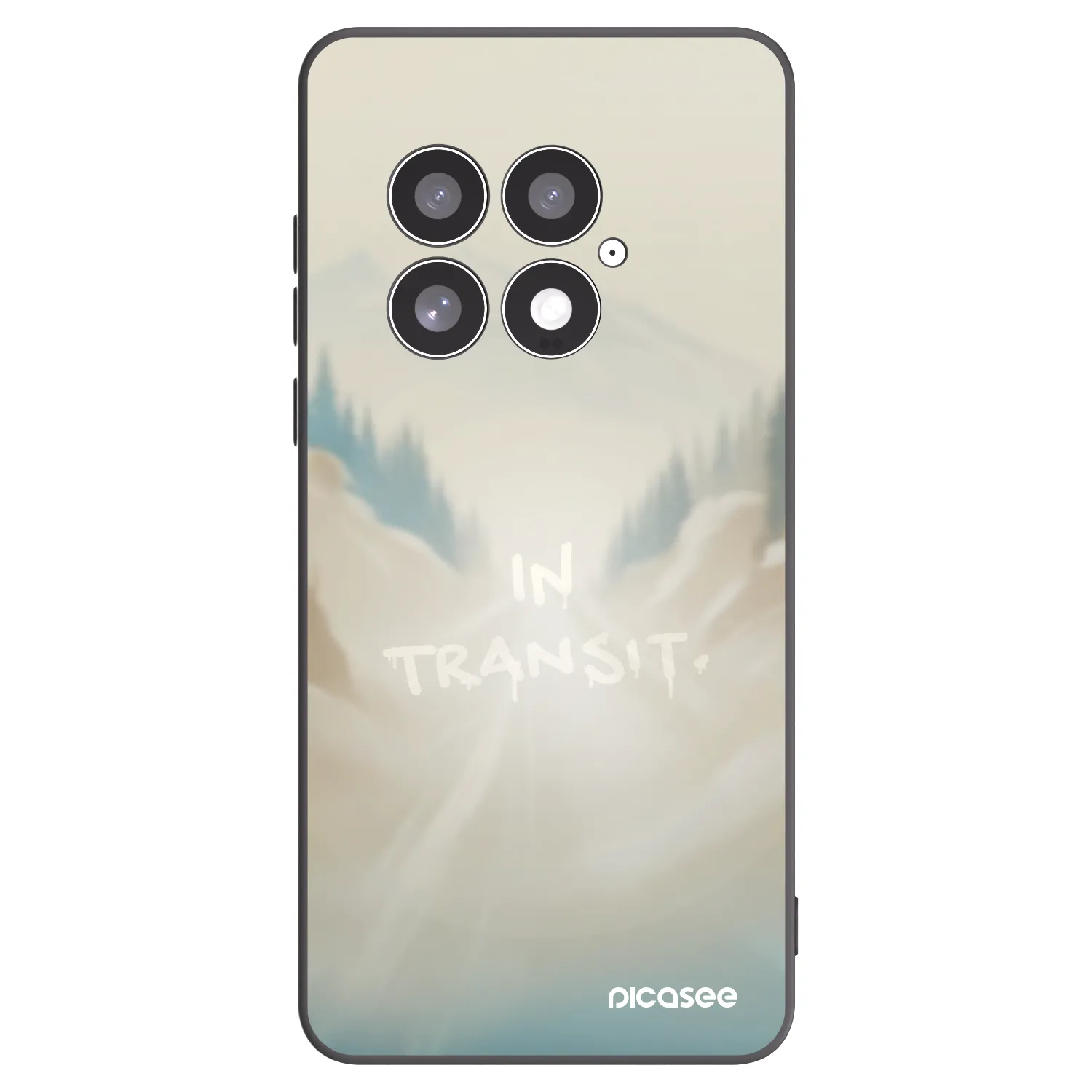 Picasee crna silikonska maskica za OnePlus 13 5G - IN TRANSIT
