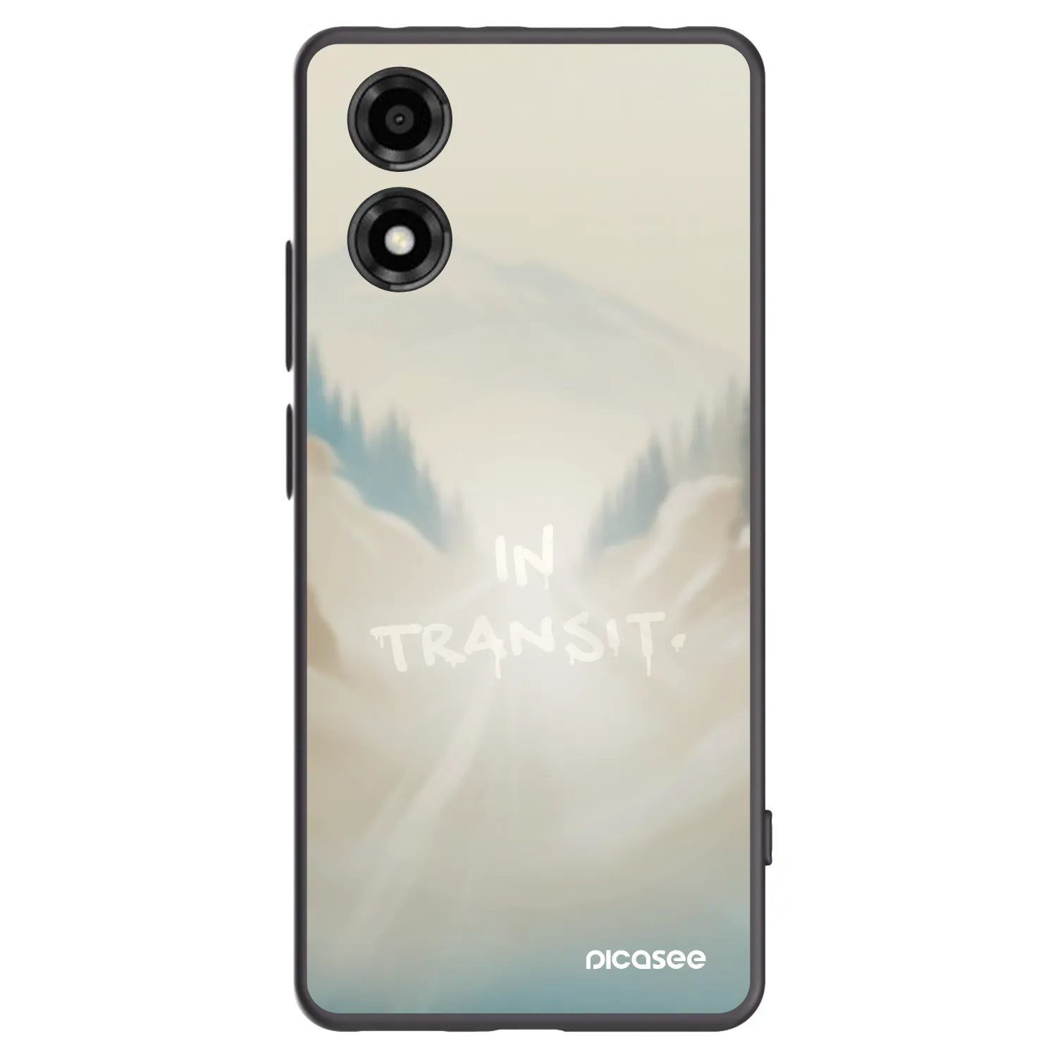 Picasee crna silikonska maskica za Motorola Moto E14 - IN TRANSIT