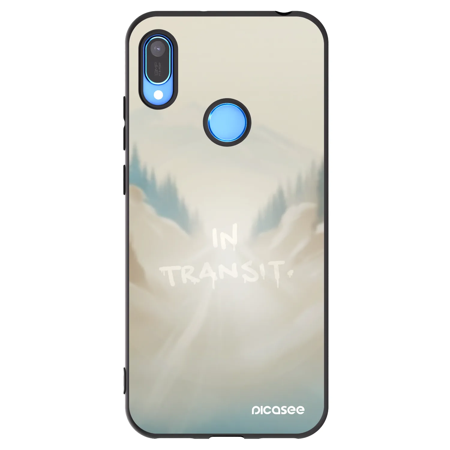 Picasee crna silikonska maskica za Huawei Y6 2019 - IN TRANSIT
