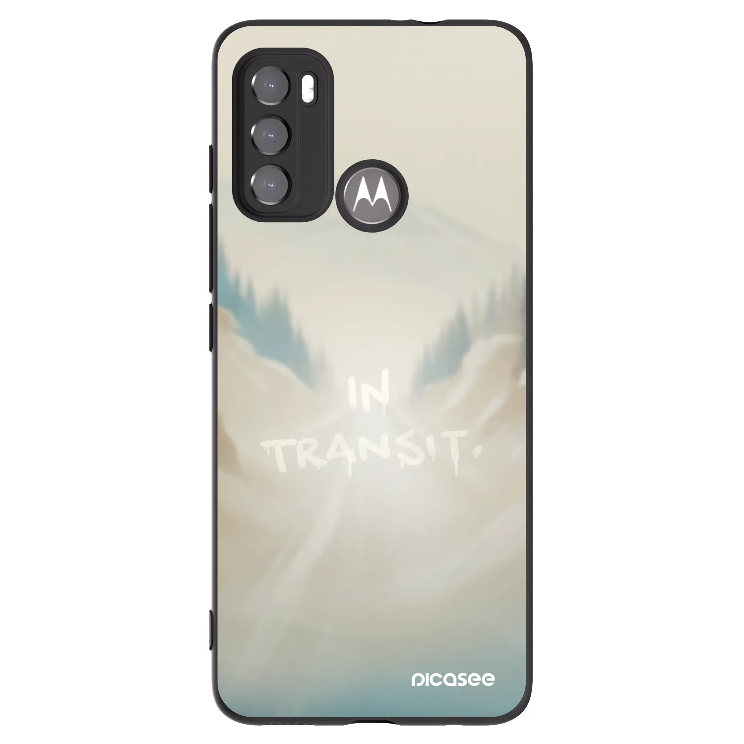 Picasee crna silikonska maskica za Motorola Edge 60 5G - IN TRANSIT