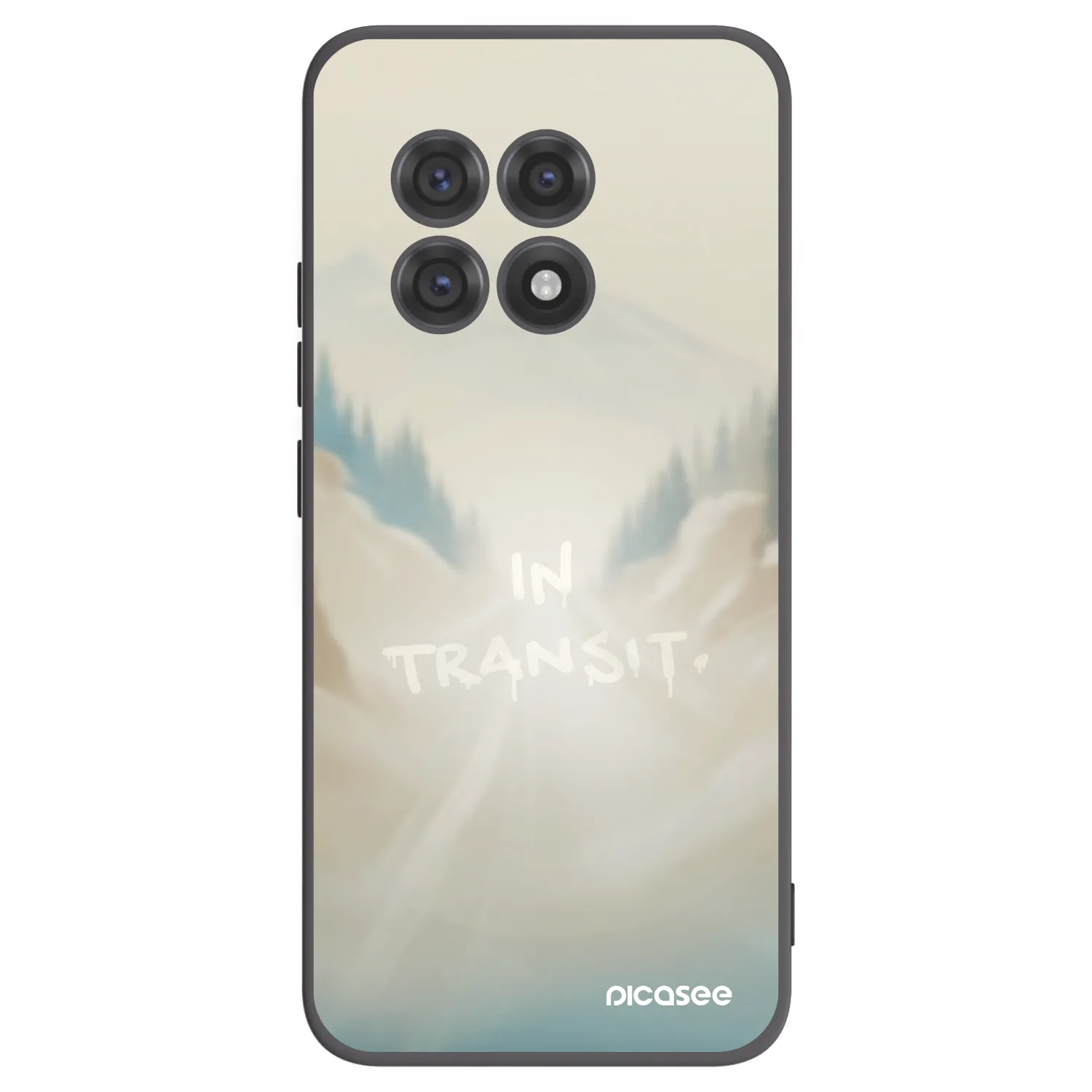 Picasee crna silikonska maskica za OnePlus 13R 5G - IN TRANSIT
