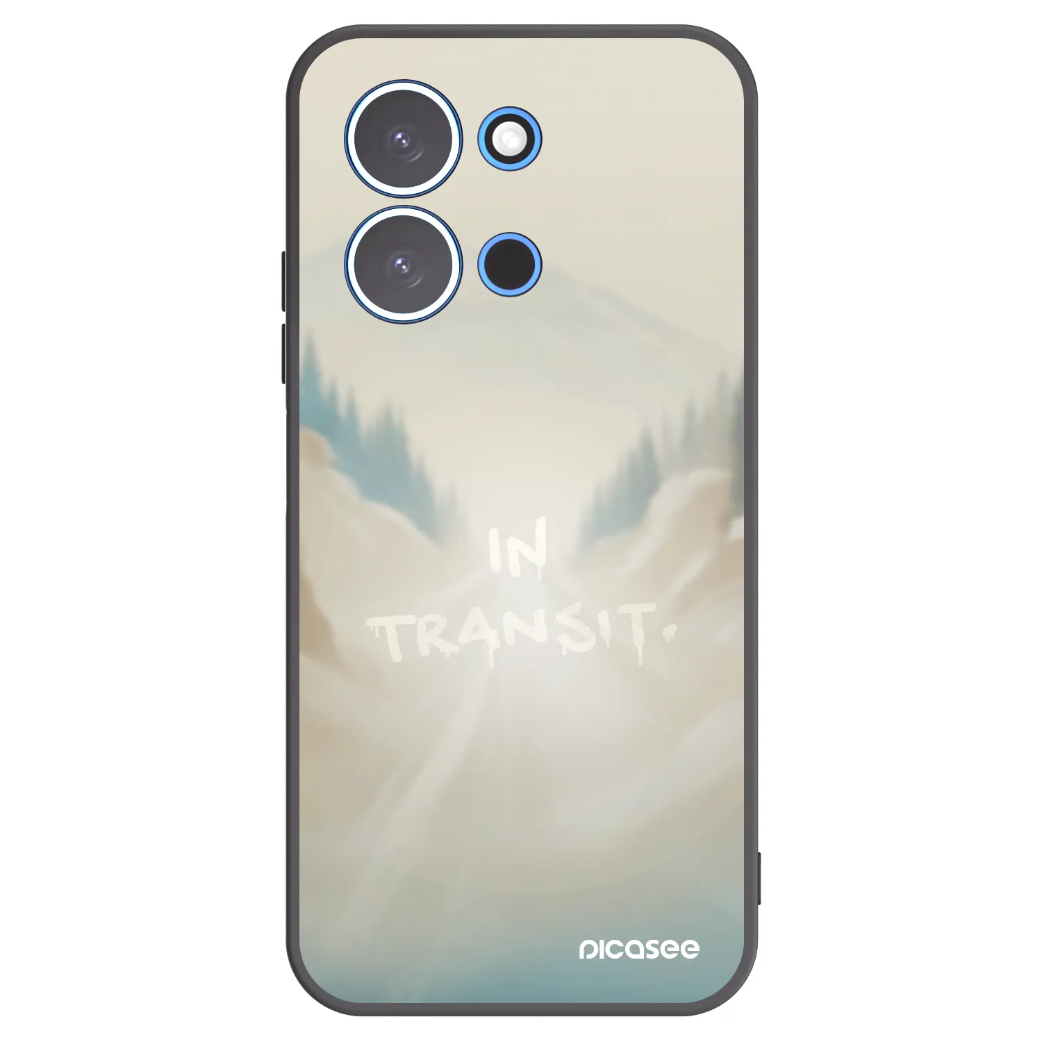 Picasee crna silikonska maskica za Xiaomi Redmi 15C 4G - IN TRANSIT