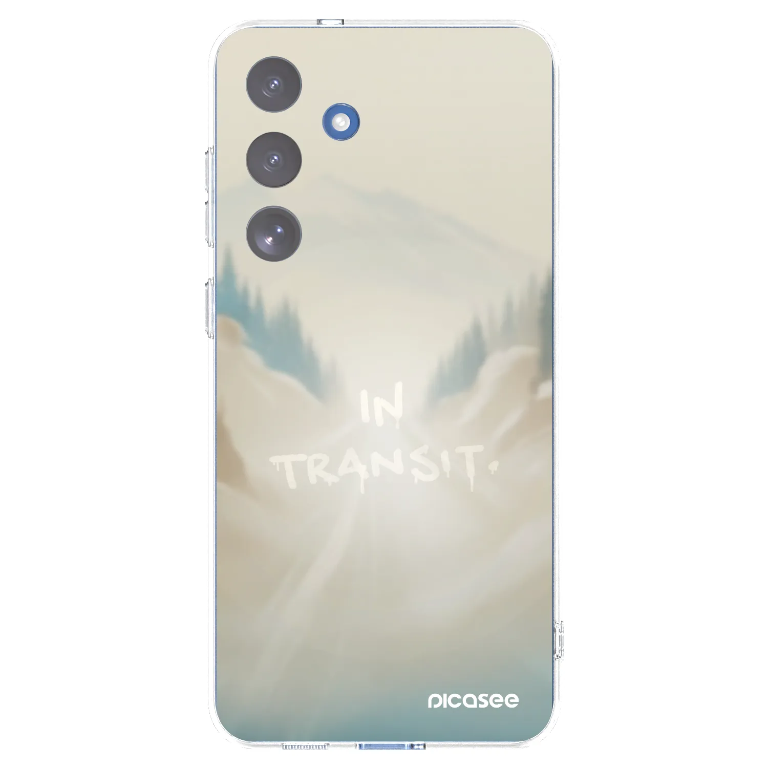 Picasee silikonska prozirna maskica za Samsung Galaxy S25 FE 5G - IN TRANSIT