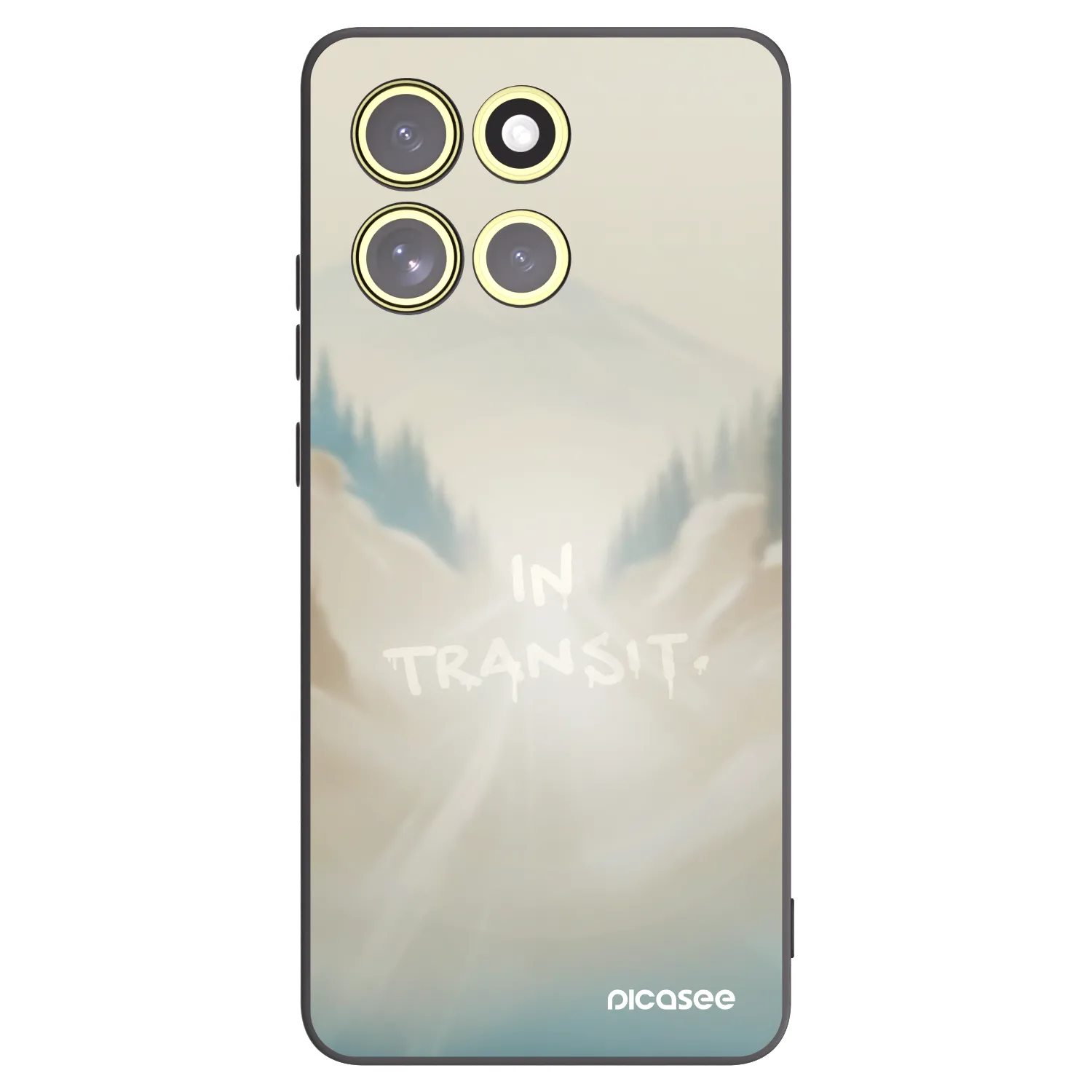 Picasee crna silikonska maskica za Motorola Moto G86 Power 5G - IN TRANSIT