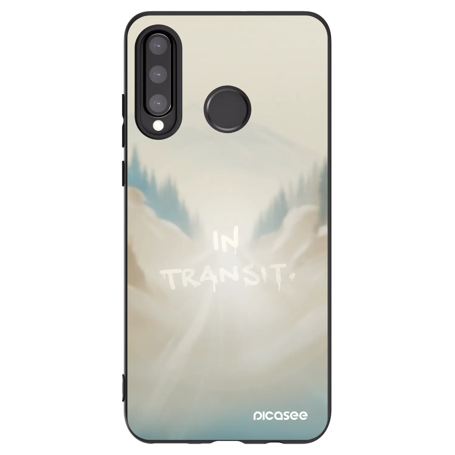 Picasee crna silikonska maskica za Huawei P30 Lite - IN TRANSIT