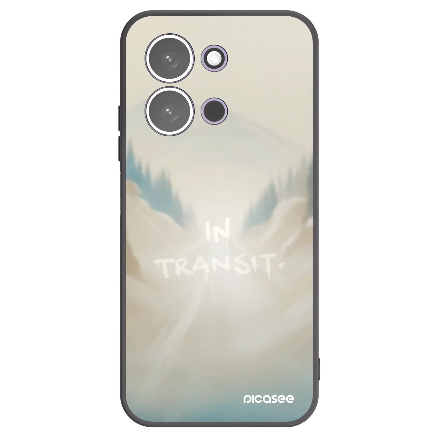 Picasee crna silikonska maskica za Xiaomi Redmi 15C 5G - IN TRANSIT