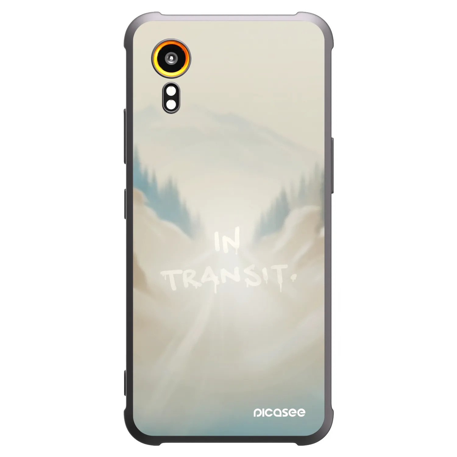 Picasee crna silikonska maskica za Samsung Galaxy Xcover 7 - IN TRANSIT