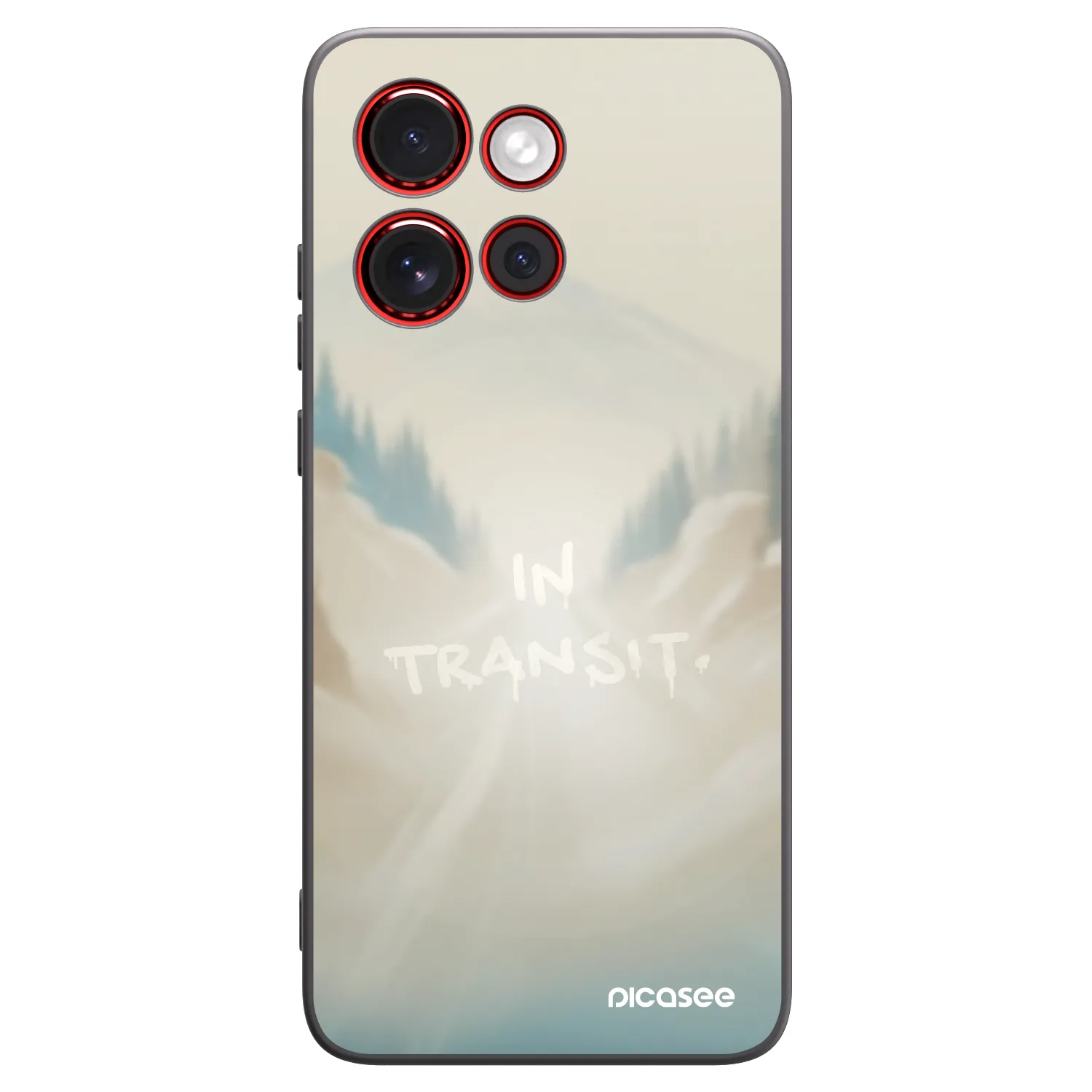 Picasee crna silikonska maskica za Motorola Edge 60 Neo 5G - IN TRANSIT