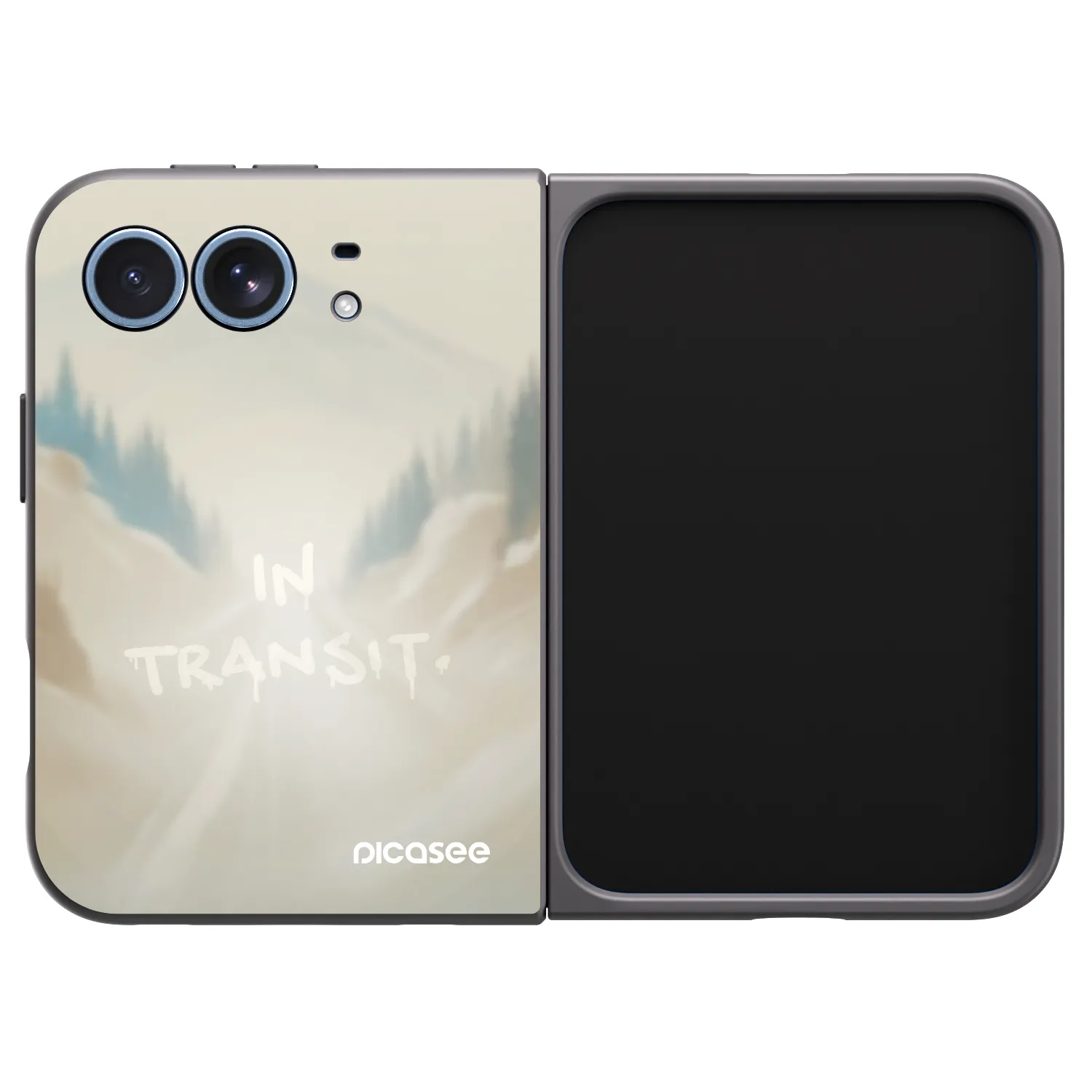 Picasee crna silikonska maskica za Apple iPhone Ultra - IN TRANSIT