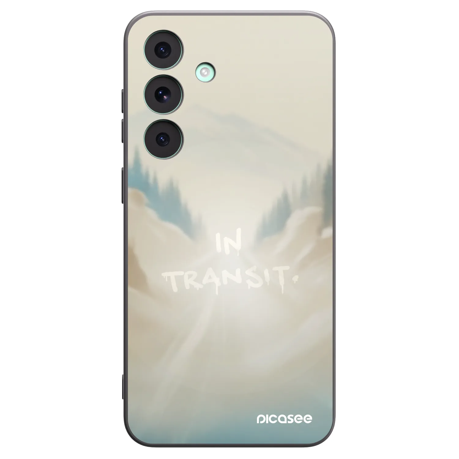 Picasee crna silikonska maskica za Samsung Galaxy S26 FE - IN TRANSIT