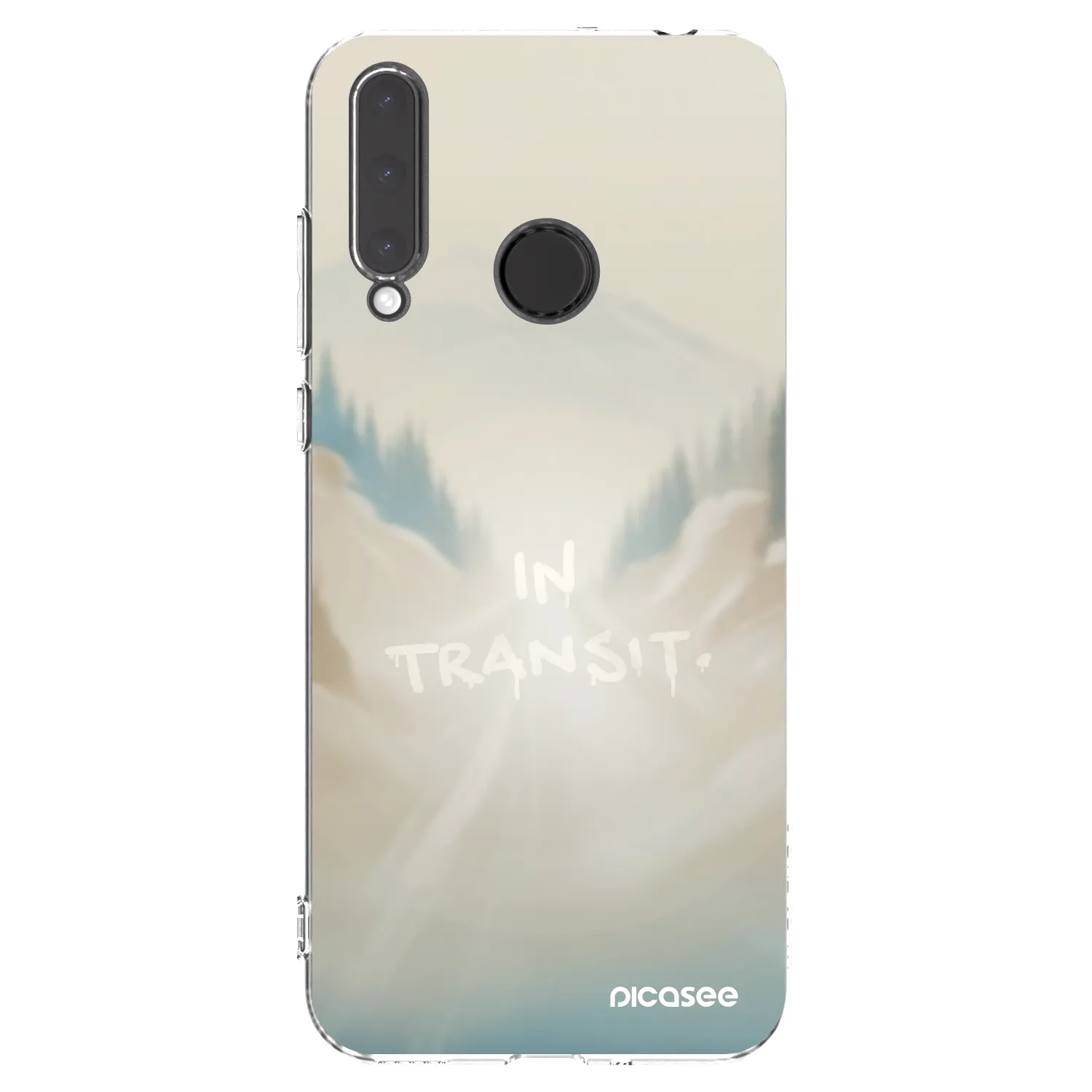 Picasee silikonska prozirna maskica za Honor 20 Lite - IN TRANSIT