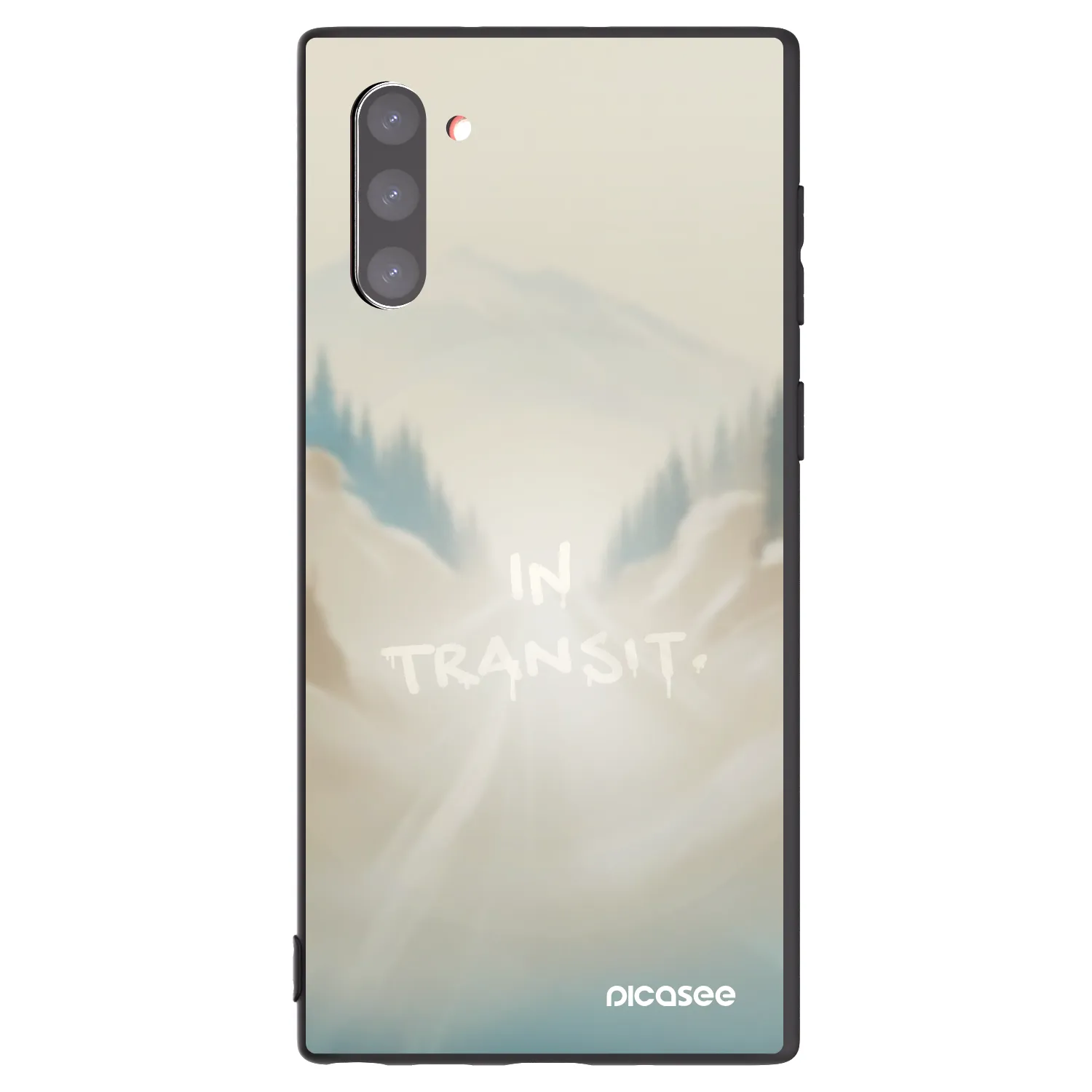 Picasee crna silikonska maskica za Samsung Galaxy Note 10 N970F - IN TRANSIT