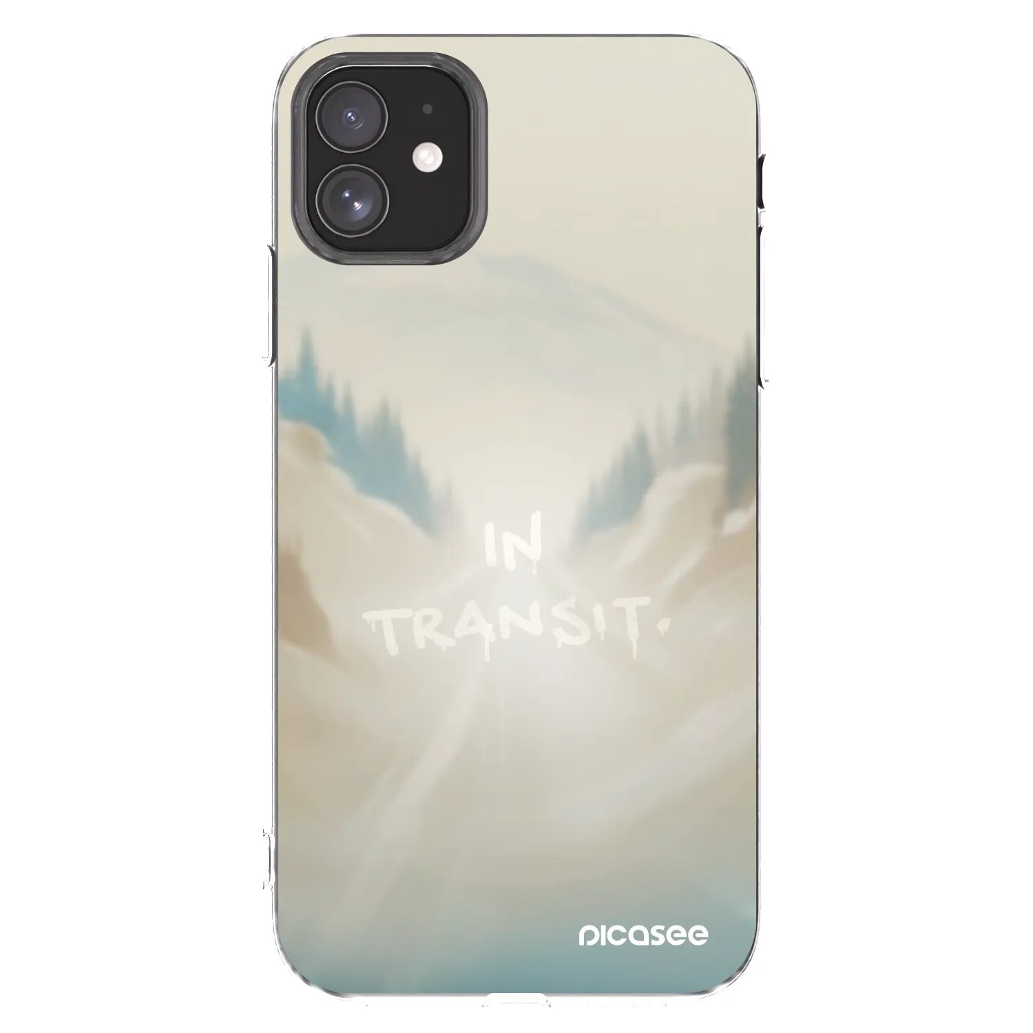 Picasee silikonska prozirna maskica za Apple iPhone 11 - IN TRANSIT