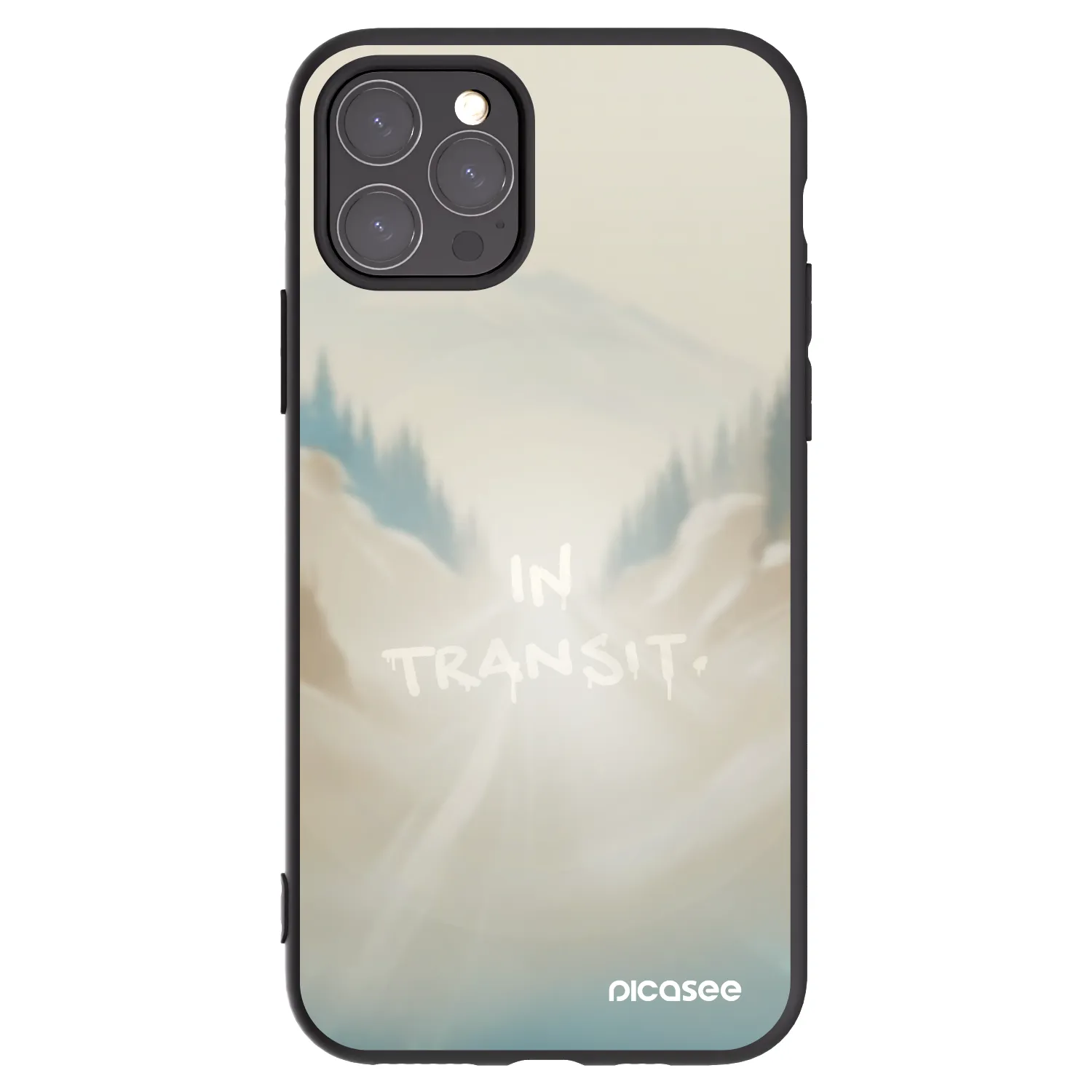 Picasee crna silikonska maskica za Apple iPhone 11 Pro - IN TRANSIT