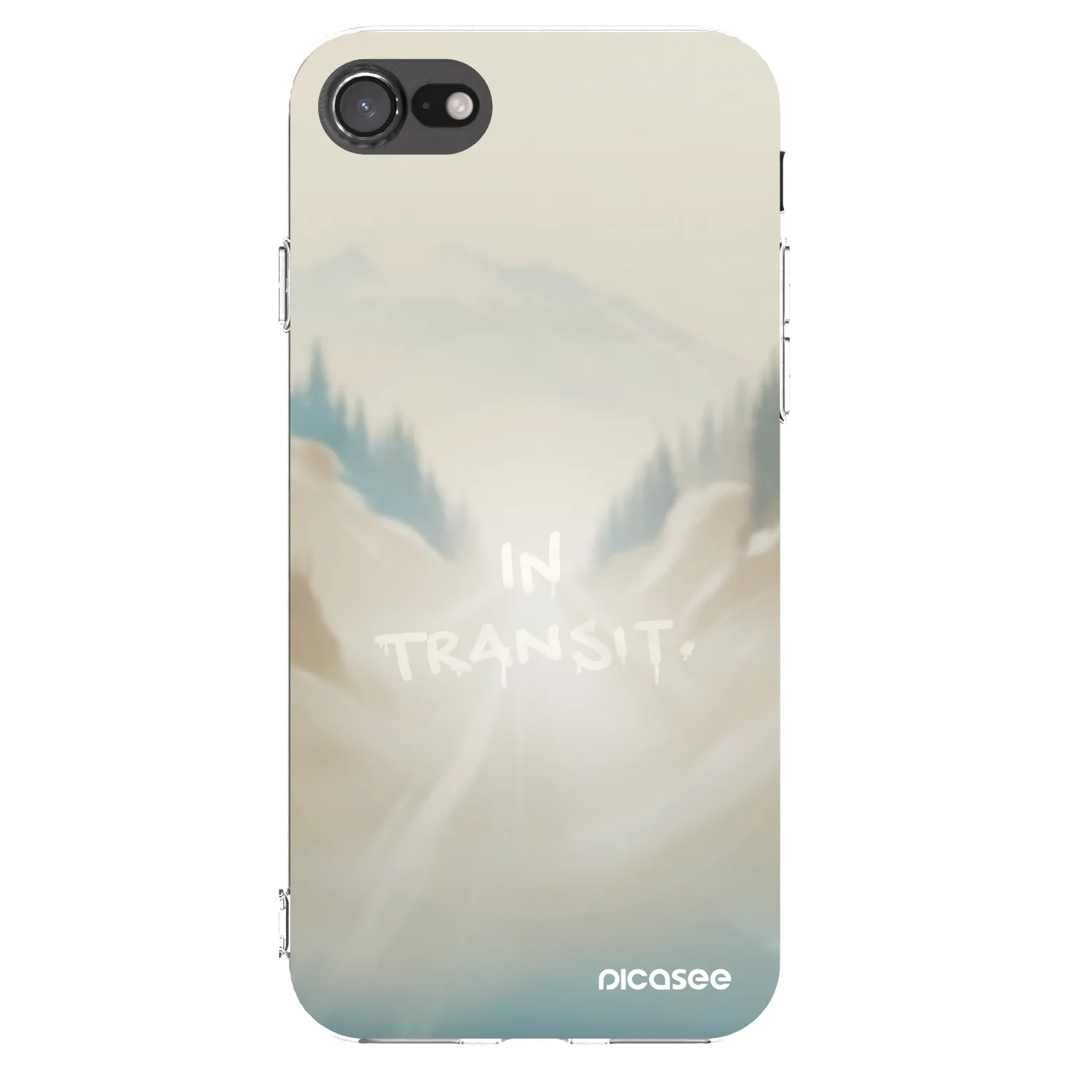 Picasee silikonska prozirna maskica za Apple iPhone 8 - IN TRANSIT