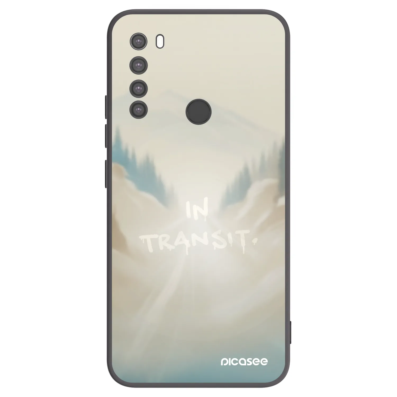 Picasee crna silikonska maskica za Xiaomi Redmi Note 8 - IN TRANSIT