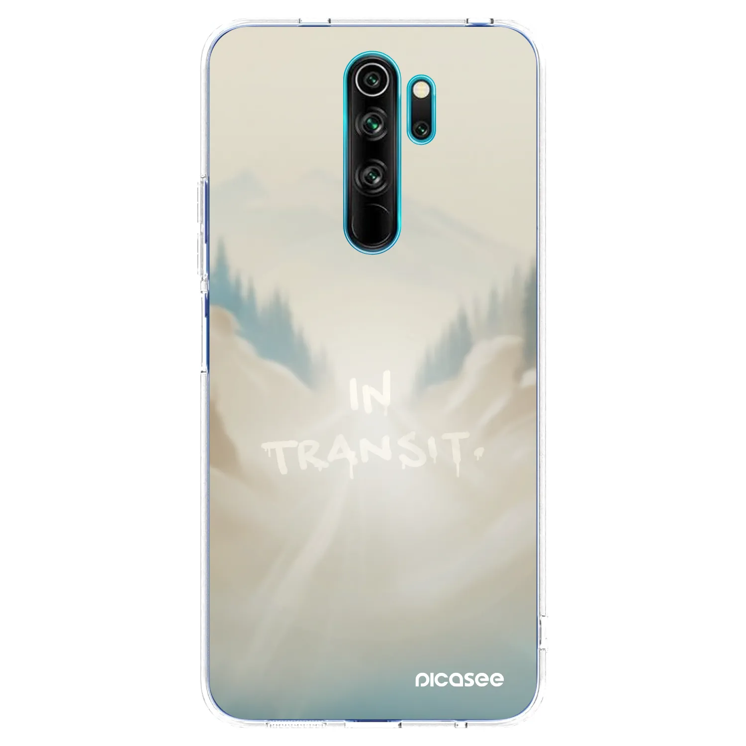 Picasee silikonska prozirna maskica za Xiaomi Redmi Note 8 Pro - IN TRANSIT