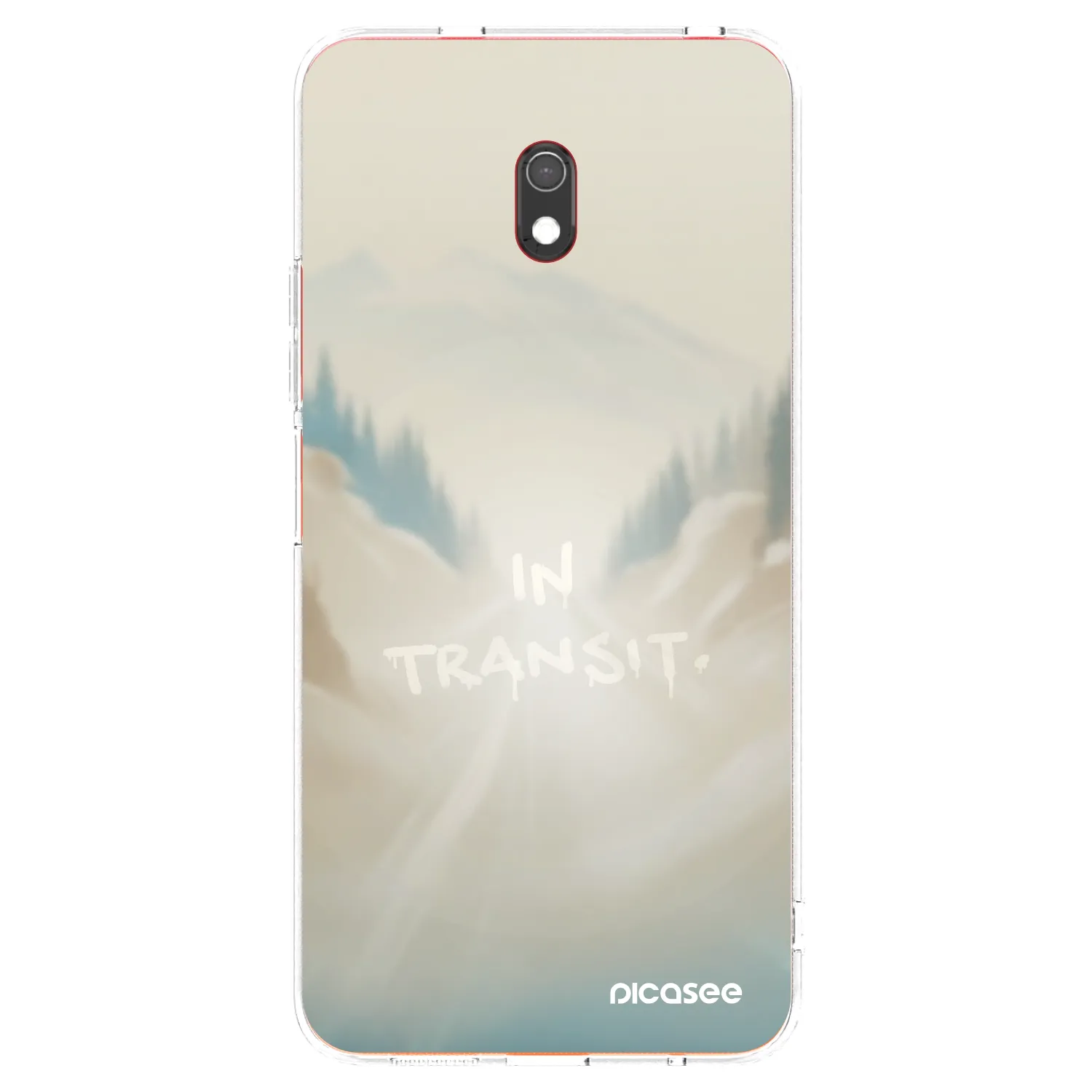 Picasee silikonska prozirna maskica za Xiaomi Redmi 8A - IN TRANSIT