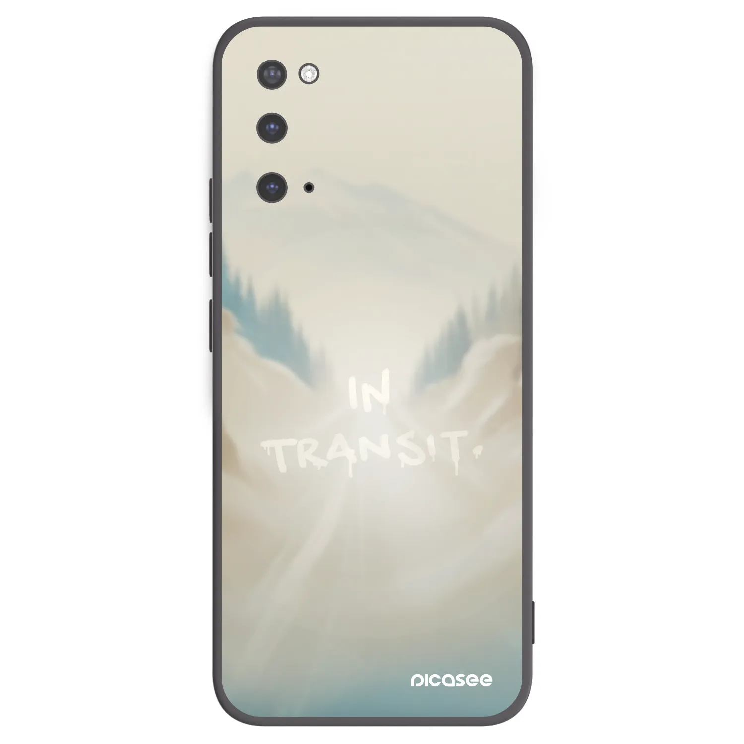 Picasee crna silikonska maskica za Samsung Galaxy S20 G980F - IN TRANSIT