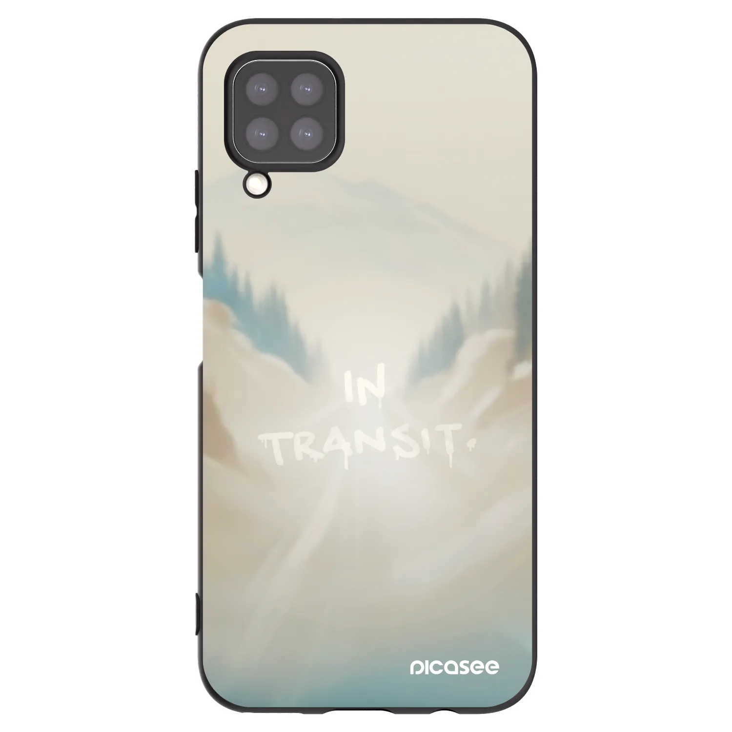 Picasee crna silikonska maskica za Huawei P40 Lite - IN TRANSIT