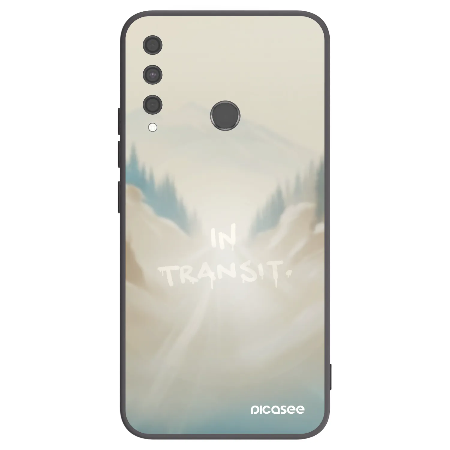 Picasee crna silikonska maskica za Huawei P40 Lite E - IN TRANSIT