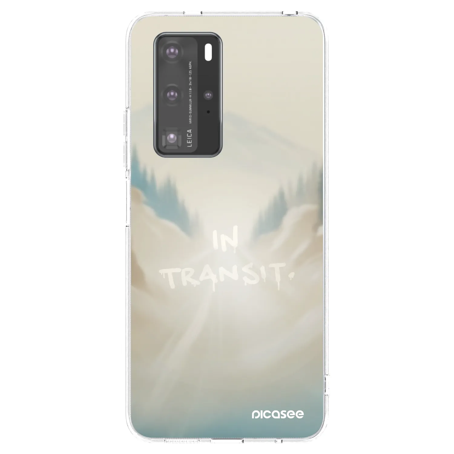 Picasee silikonska prozirna maskica za Huawei P40 Pro - IN TRANSIT