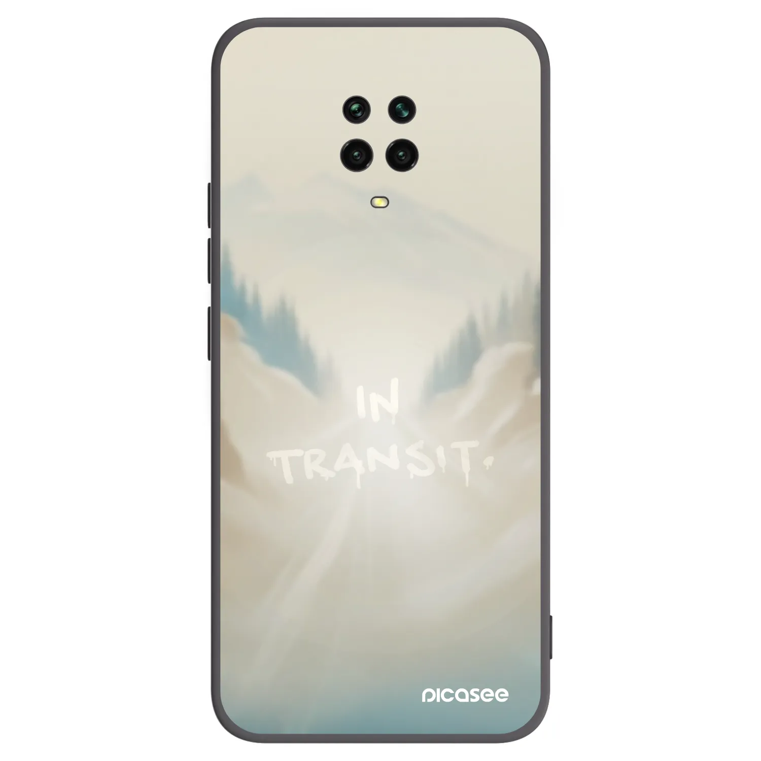 Picasee crna silikonska maskica za Xiaomi Redmi Note 9 Pro - IN TRANSIT