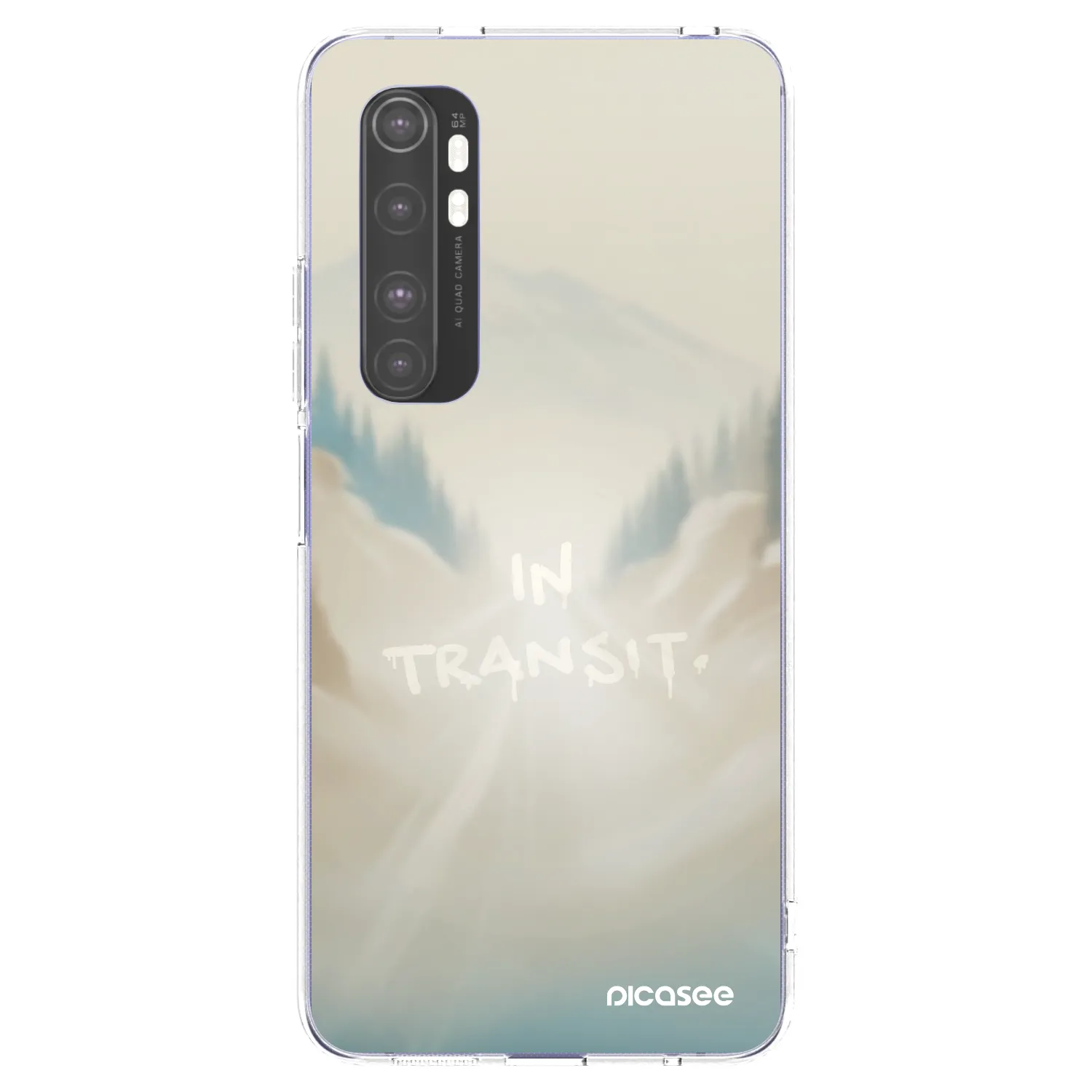 Picasee silikonska prozirna maskica za Xiaomi Mi Note 10 Lite - IN TRANSIT