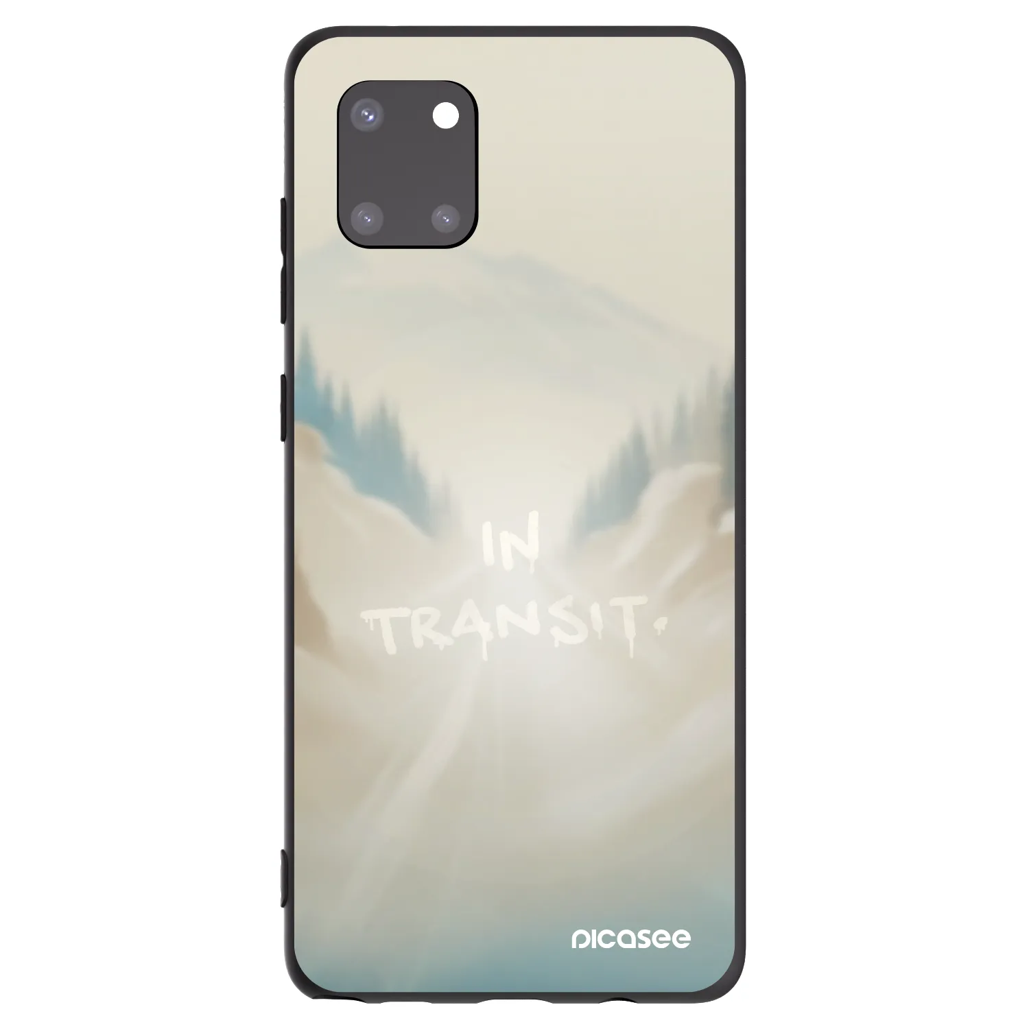 Picasee crna silikonska maskica za Samsung Galaxy Note 10 Lite N770F - IN TRANSIT