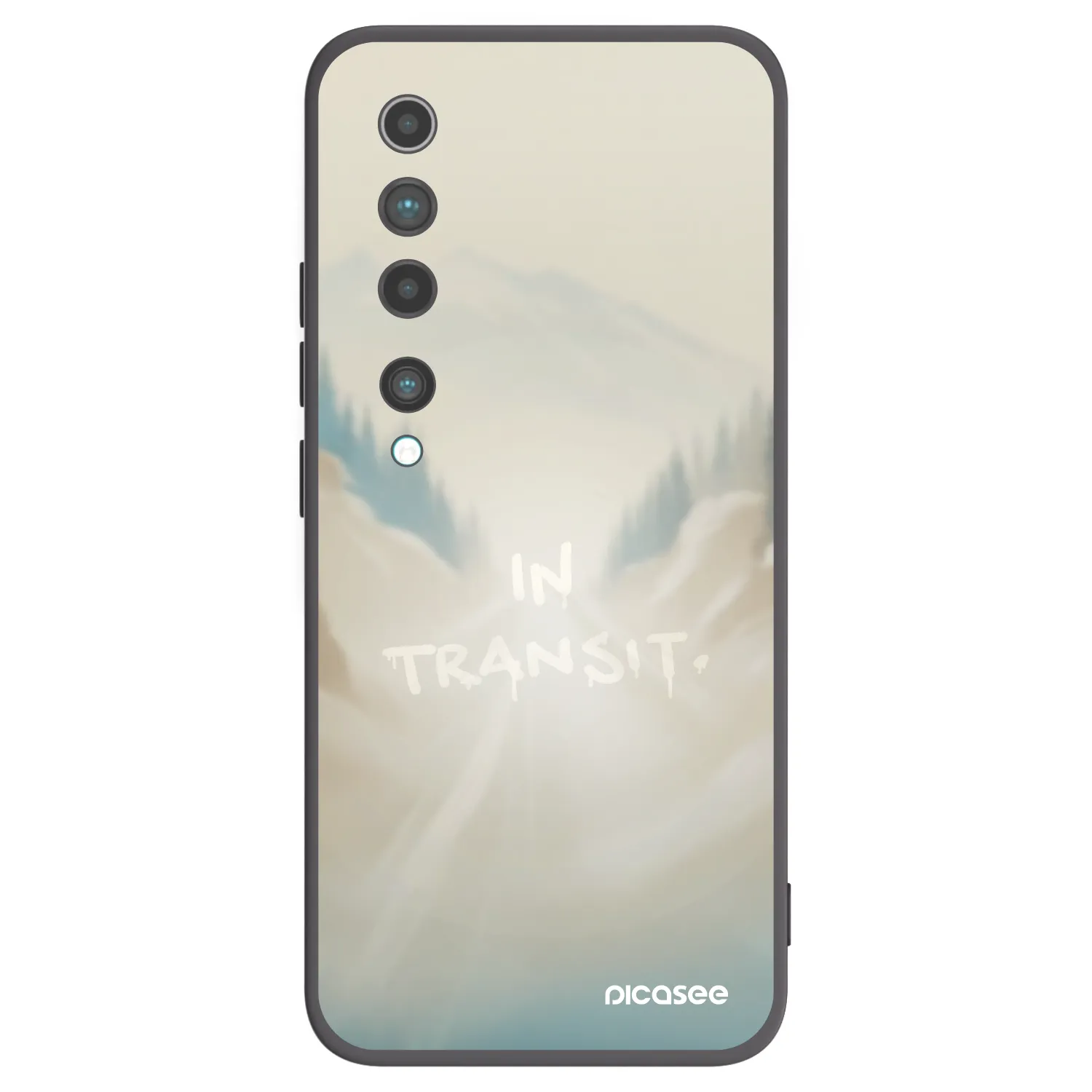 Picasee crna silikonska maskica za Xiaomi Mi 10 - IN TRANSIT