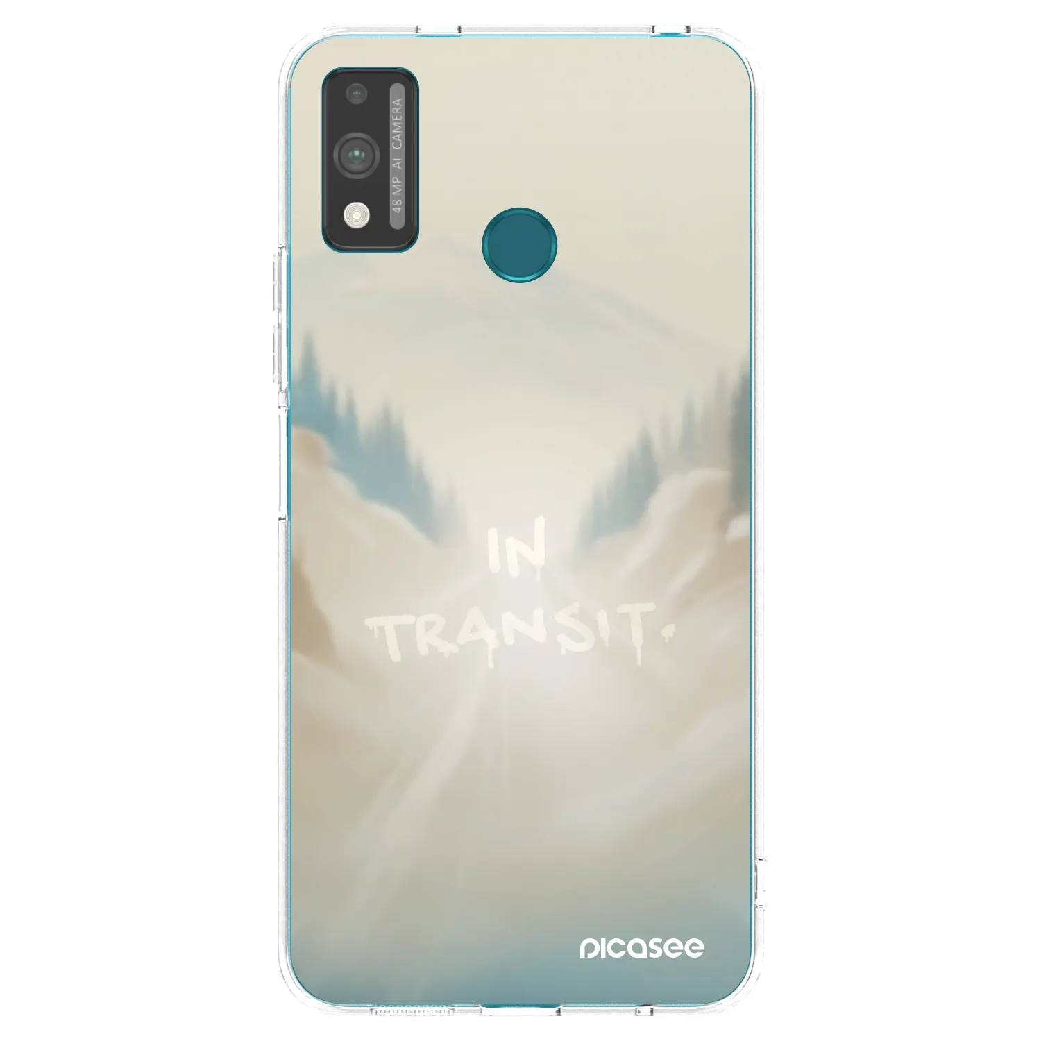 Picasee silikonska prozirna maskica za Honor 9X Lite - IN TRANSIT