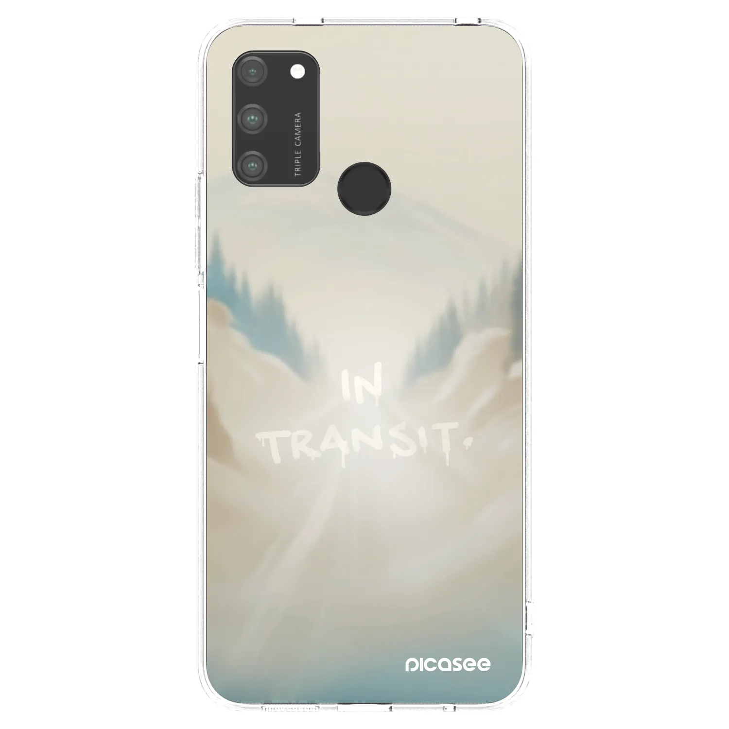 Picasee silikonska prozirna maskica za Honor 9A - IN TRANSIT