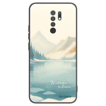 Picasee crna silikonska maskica za Xiaomi Redmi 9 - NOTHERN SILENCE