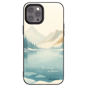 Picasee crna silikonska maskica za Apple iPhone 12 Pro Max - NOTHERN SILENCE