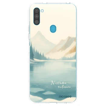 Picasee silikonska prozirna maskica za Samsung Galaxy M11 - NOTHERN SILENCE