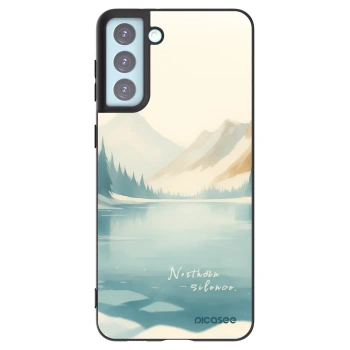 Picasee crna silikonska maskica za Samsung Galaxy S21+ 5G G996F - NOTHERN SILENCE