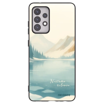 Picasee crna silikonska maskica za Samsung Galaxy A52 5G A525F - NOTHERN SILENCE