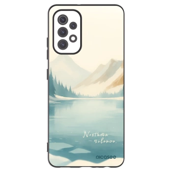 Picasee crna silikonska maskica za Samsung Galaxy A32 5G A326B - NOTHERN SILENCE