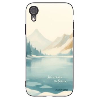 Picasee crna silikonska maskica za Apple iPhone XR - NOTHERN SILENCE