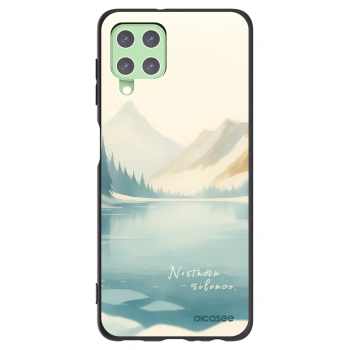 Picasee crna silikonska maskica za Samsung Galaxy A22 A225F 4G - NOTHERN SILENCE