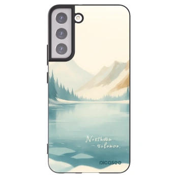 Picasee crna silikonska maskica za Samsung Galaxy S22+ 5G - NOTHERN SILENCE