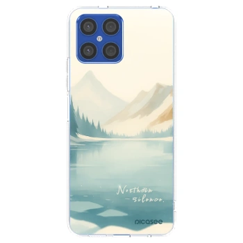 Picasee silikonska prozirna maskica za Honor X8 4G - NOTHERN SILENCE