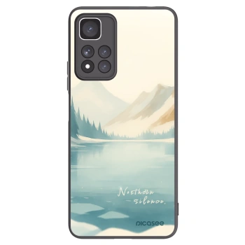 Picasee crna silikonska maskica za Xiaomi Redmi Note 11 Pro+ 5G - NOTHERN SILENCE