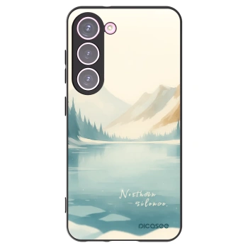 Picasee crna silikonska maskica za Samsung Galaxy S23 5G - NOTHERN SILENCE