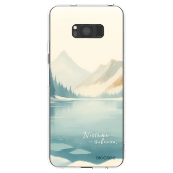 Picasee silikonska prozirna maskica za Samsung Galaxy S8 G950F - NOTHERN SILENCE