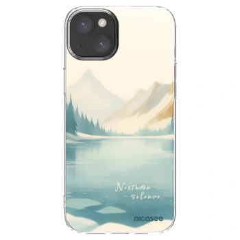 Picasee silikonska prozirna maskica za Apple iPhone 15 Plus - NOTHERN SILENCE
